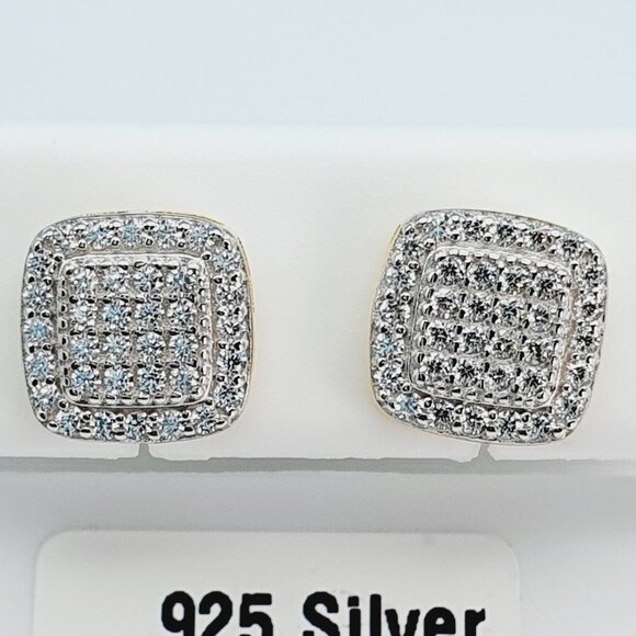 "925 Sterling Silver Cubic Zirconia Earrings, U19254802 - Picture 10 of 11